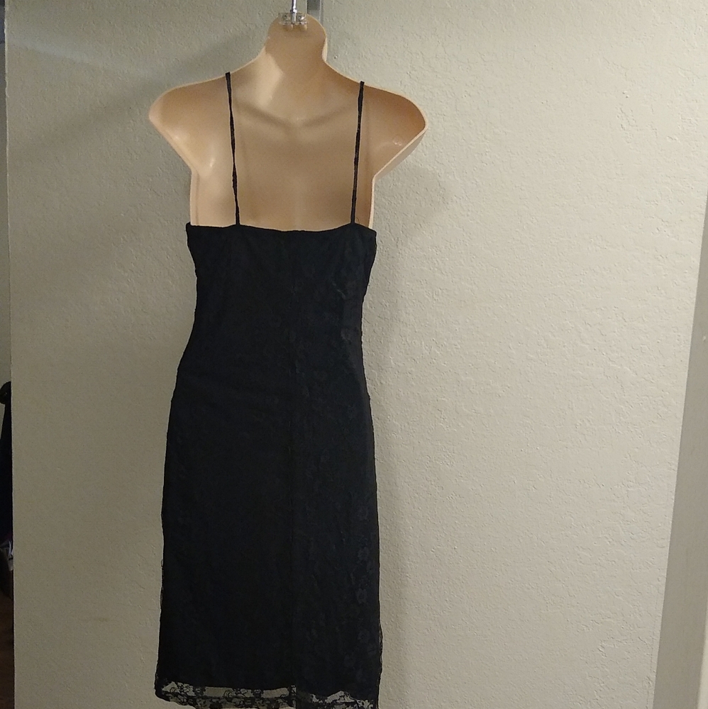 Black Armani Exchange Small Lace Halter Dress -- Final Price - Picture 11 of 16